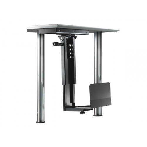 NewStar Slidable Under Desk PC Mount (Suitable PC Dimensions - Height: 39-54 cm / Width: 13-23 cm) - Black - Mounting kit (CPU holder) - black - under-the-desk NewStar Slidable Under Desk PC Mount (Suitable PC Dimensions - Height: 39-54 cm / Width: 13-23 cm) - Black - Mounting kit (CPU holder) - black - under-the-desk