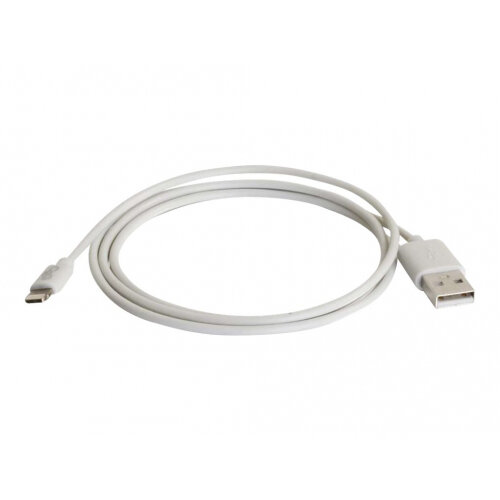 C2G USB A Male to Lightning Male Sync and Charging Cable - Lightning cable - Lightning (M) to USB (M) - 1 m - white - for Apple iPad/iPhone/iPod (Lightning)