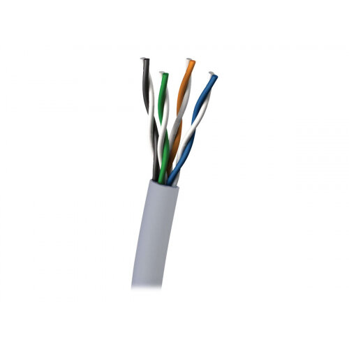 C2G - Bulk cable - 305 m - UTP - CAT 5e - plenum, solid - grey C2G - Bulk cable - 305 m - UTP - CAT 5e - plenum, solid - grey