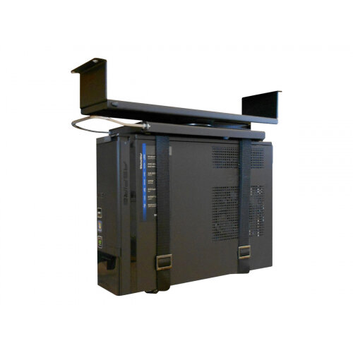 NewStar Under Desk PC Mount (Suitable PC Dimensions - Height: 0-55 cm / Width: 5-24 cm) - System unit holder - under-desk mountable - black NewStar Under Desk PC Mount (Suitable PC Dimensions - Height: 0-55 cm / Width: 5-24 cm) - System unit holder - under-desk mountable - black