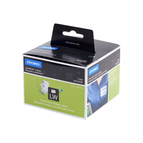 DYMO LabelWriter - White - 89 x 41 mm 300 label(s) (1 roll(s) x 300) name badge labels - for DYMO LabelWriter DYMO LabelWriter - White - 89 x 41 mm 300 label(s) (1 roll(s) x 300) name badge labels - for DYMO LabelWriter