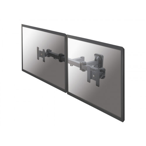 Neomounts by Newstar TV/Monitor Wall Mount (Full Motion) for TWO 10 Inches-27 Inches Screens - Black