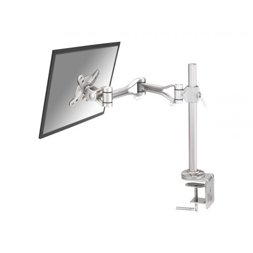NewStar Full Motion Desk Mount (clamp) for 10-30" Monitor Screen, Height Adjustable - Silver - Adjustable arm for LCD display - silver - screen size: 10"-30" - desk-mountable NewStar Full Motion Desk Mount (clamp) for 10-30" Monitor Screen, Height Adjustable - Silver - Adjustable arm for LCD display - silver - screen size: 10"-30" - desk-mountable