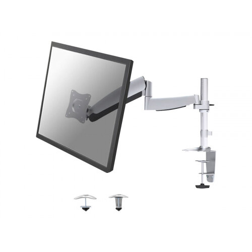 NewStar Full Motion Desk Mount (clamp) for 10-30" Monitor Screen, Height Adjustable (gas spring) - Silver - Adjustable arm for LCD / plasma panel (Tilt &Swivel) - silver - screen size: 10"-30" - desk-mountable NewStar Full Motion Desk Mount (clamp) for 10-30" Monitor Screen, Height Adjustable (gas spring) - Silver - Adjustable arm for LCD / plasma panel (Tilt &Swivel) - silver - screen size: 10"-30" - desk-mountable