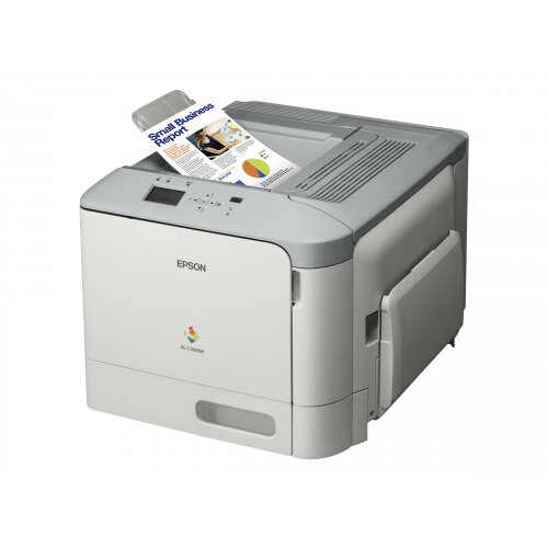 Epson AL-C300DN - Printer - colour - Duplex - laser - A4/Legal - 1200 x 1200 dpi - up to 31 ppm (mono) / up to 31 ppm (colour) - capacity: 350 sheets - USB 2.0, Gigabit LAN, USB host