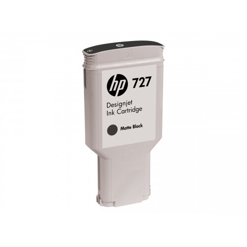 HP 727 - 300 ml - matte black - original - ink cartridge - for DesignJet T1500, T1530, T2500, T2530, T920, T930 HP 727 - 300 ml - matte black - original - ink cartridge - for DesignJet T1500, T1530, T2500, T2530, T920, T930