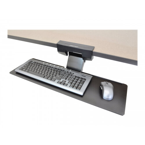 Ergotron Neo-Flex Underdesk Keyboard Arm - Keyboard/mouse arm mount tray - under-desk mountable - black