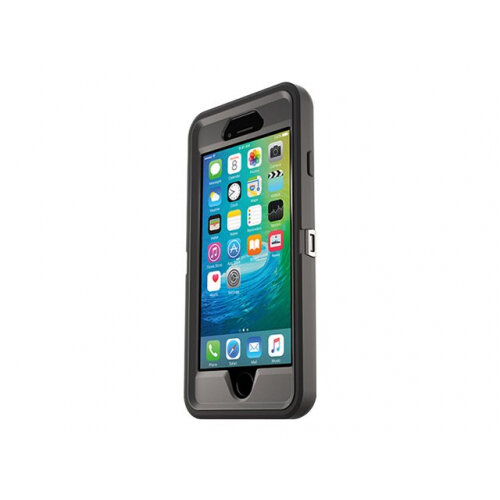 OtterBox Defender Series Apple iPhone 6/6s - Back cover for mobile phone - silicone, polycarbonate - black - for Apple iPhone 6, 6s