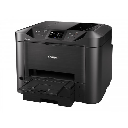 Canon MAXIFY MB5455 - Multifunction printer - colour - ink-jet - A4 (210 x 297 mm), Legal (216 x 356 mm) (original) - A4/Legal (media) - up to 22 ppm (copying) - up to 24 ipm (printing) - 500 sheets - 33.6 Kbps - USB 2.0, LAN, Wi-Fi(n), USB host Canon MAXIFY MB5455 - Multifunction printer - colour - ink-jet - A4 (210 x 297 mm), Legal (216 x 356 mm) (original) - A4/Legal (media) - up to 22 ppm (copying) - up to 24 ipm (printing) - 500 sheets - 33.6 Kbps - USB 2.0, LAN, Wi-Fi(n), USB host