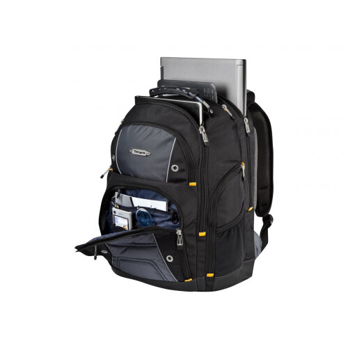 Targus Drifter 16" / 40.6cm Backpack - Notebook carrying backpack - 16" - black/grey Targus Drifter 16" / 40.6cm Backpack - Notebook carrying backpack - 16" - black/grey