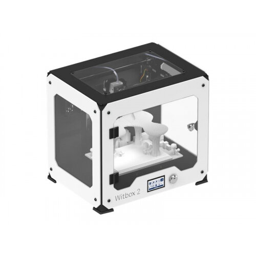 bq Witbox 2 - 3D printer - FDM - build size up to 297 x 210 x 200 mm - layer: 50 µm - USB - white bq Witbox 2 - 3D printer - FDM - build size up to 297 x 210 x 200 mm - layer: 50 µm - USB - white