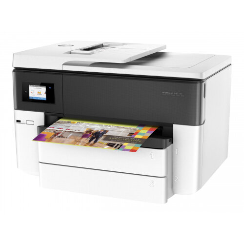 HP Officejet Pro 7740 All-in-One - Multifunction printer - colour - ink-jet - A3/Ledger (297 x 432 mm) (original) - A3 (media) - up to 33 ppm (copying) - up to 34 ppm (printing) - 250 sheets - 33.6 Kbps - USB 2.0, LAN, Wi-Fi(n), USB host HP Officejet Pro 7740 All-in-One - Multifunction printer - colour - ink-jet - A3/Ledger (297 x 432 mm) (original) - A3 (media) - up to 33 ppm (copying) - up to 34 ppm (printing) - 250 sheets - 33.6 Kbps - USB 2.0, LAN, Wi-Fi(n), USB host