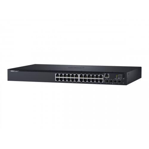 Dell Networking N1524 - Switch - L2+ - Managed - 24 x 10/100/1000 + 4 x 10 Gigabit SFP+ - rack-mountable Dell Networking N1524 - Switch - L2+ - Managed - 24 x 10/100/1000 + 4 x 10 Gigabit SFP+ - rack-mountable