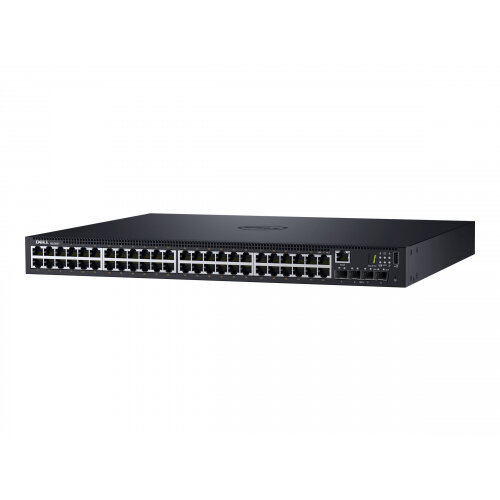 Dell Networking N1548P - Switch - L2+ - Managed - 48 x 10/100/1000 + 4 x 10 Gigabit SFP+ - rack-mountable - PoE+ (30.8 W) Dell Networking N1548P - Switch - L2+ - Managed - 48 x 10/100/1000 + 4 x 10 Gigabit SFP+ - rack-mountable - PoE+ (30.8 W)