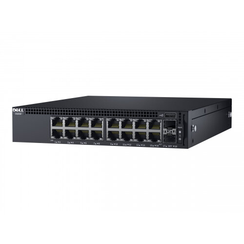 Dell Networking X1018 - Switch - L2+ - Managed - 16 x 10/100/1000 + 2 x Gigabit SFP Dell Networking X1018 - Switch - L2+ - Managed - 16 x 10/100/1000 + 2 x Gigabit SFP