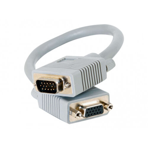 C2G Premium - VGA extension cable - HD-15 (M) to HD-15 (F) - 50 cm C2G Premium - VGA extension cable - HD-15 (M) to HD-15 (F) - 50 cm
