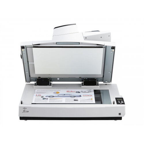 Fujitsu FI-7700S - Document Scanner - Arch B - 600 DPI X 600 DPI - Up To 75 PPM (Mono) / Up To 75 PPM (Colour) - ADF (300 Sheets) - USB 3.1 Gen 1