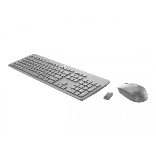HP Slim - Keyboard and mouse set - wireless - 2.4 GHz - UK layout - for HP 245 G6, 25X G6; Chromebook x360; Pro Tablet 610 G1; Stream Pro 11 G4; ZBook Studio G4 HP Slim - Keyboard and mouse set - wireless - 2.4 GHz - UK layout - for HP 245 G6, 25X G6; Chromebook x360; Pro Tablet 610 G1; Stream Pro 11 G4; ZBook Studio G4