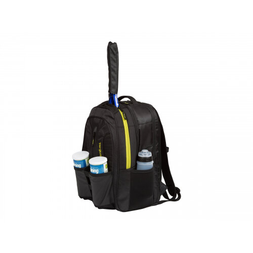 Targus Work + Play Rackets - Notebook carrying backpack - 15.6" - black, yellow Targus Work + Play Rackets - Notebook carrying backpack - 15.6" - black, yellow