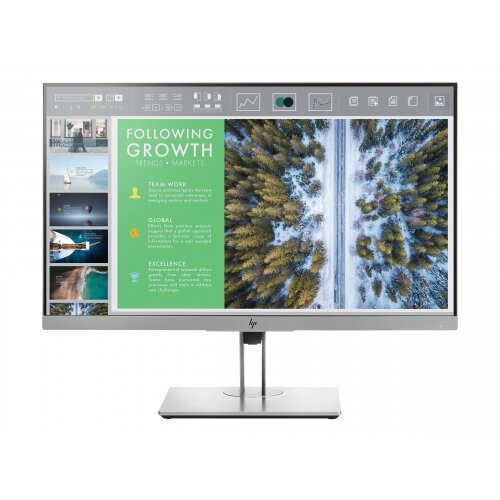 HP EliteDisplay E243 - LED Computer Monitor - 23.8 Inches - 1920 x 1080 Full HD (1080p) - IPS - 250 cd/m2 - 1000:1 - 5 ms - HDMI, VGA, DisplayPort