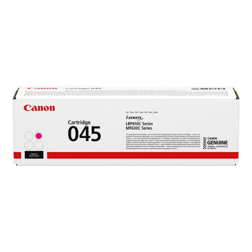 Canon 045 - Magenta - original - toner cartridge - for ImageCLASS LBP612, LBP613, MF633, MF635; i-SENSYS LBP611, LBP613, MF631, MF633, MF635