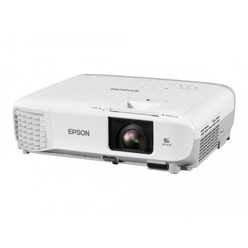 Epson EB-S39 - 3LCD Projector, Portable, SVGA 800 x 600, 3,300 Lumens, 15000:1 Contrast, HDMI Input, Wireless Optional EB-S39, Lamp Life 10,000 Hours, 5W Speaker & 3-Year Warranty (V11H854041)