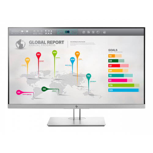 HP EliteDisplay E273q - LED Computer Monitor - 27" (27" viewable) - 2560 x 1440 QHD - IPS - 350 cd/m² - 1000:1 - 5 ms - HDMI, VGA, DisplayPort - black (rear cover), silver (front bezel, frame and stand) HP EliteDisplay E273q - LED Computer Monitor - 27" (27" viewable) - 2560 x 1440 QHD - IPS - 350 cd/m² - 1000:1 - 5 ms - HDMI, VGA, DisplayPort - black (rear cover), silver (front bezel, frame and stand)