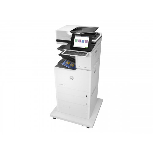 HP LaserJet Enterprise Flow MFP M682z - Multifunction printer - colour - laser - 215.9 x 863.6 mm (original) - A4/Legal (media) - up to 56 ppm (copying) - up to 56 ppm (printing) - 3200 sheets - 33.6 Kbps - USB 2.0, Gigabit LAN, Bluetooth, Wi-Fi(n), USB 2