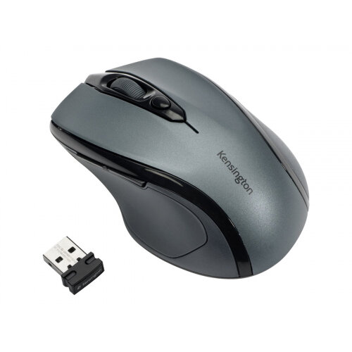 Kensington Pro Fit Mid-Size - Mouse - right-handed - optical - wireless - 2.4 GHz - USB wireless receiver - graphite grey Kensington Pro Fit Mid-Size - Mouse - right-handed - optical - wireless - 2.4 GHz - USB wireless receiver - graphite grey
