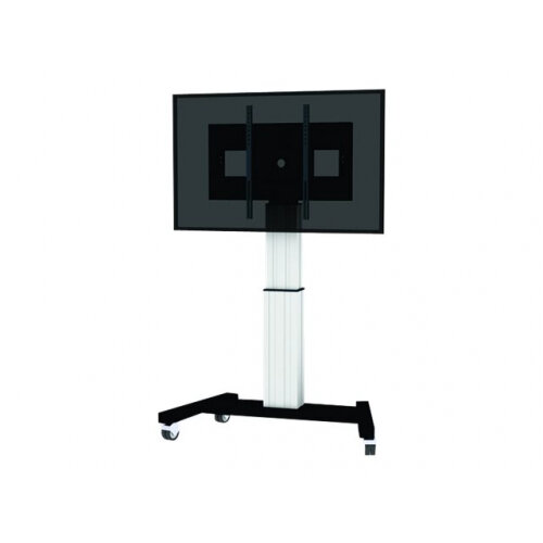 NewStar Motorized (Height Adjustable) Mobile Floor Stand for 42-100" Screen, Silver - Cart for LCD / plasma panel / media player / mini PC (motorised) - silver - screen size: 42"-100" NewStar Motorized (Height Adjustable) Mobile Floor Stand for 42-100" Screen, Silver - Cart for LCD / plasma panel / media player / mini PC (motorised) - silver - screen size: 42"-100"