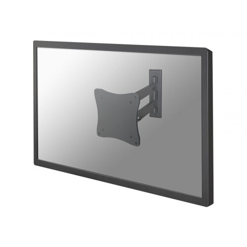 Neomounts by Newstar TV/Monitor Wall Mount (2 pivots & tiltable) for 10 Inches-27 Inches Screen - Silver