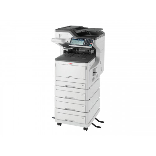 OKI MC853DNV - Multifunction printer - colour - LED - 297 x 431.8 mm (original) - A3 (media) - up to 23 ppm (copying) - up to 23 ppm (printing) - 2005 sheets - 33.6 Kbps - USB 2.0, Gigabit LAN, USB host