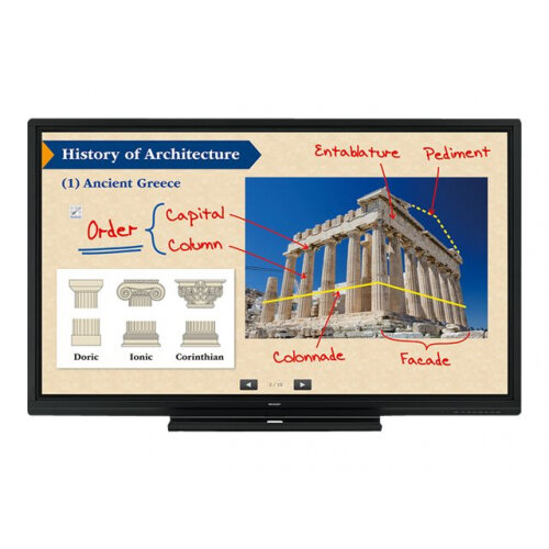 Sharp BIG PAD PN-70SC5 - 70" Class LED display - interactive communication - with touchscreen - 1080p (Full HD) 1920 x 1080 - edge-lit - black Sharp BIG PAD PN-70SC5 - 70" Class LED display - interactive communication - with touchscreen - 1080p (Full HD) 1920 x 1080 - edge-lit - black