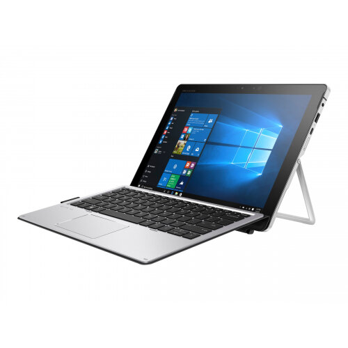 HP Elite x2 1012 G2 - Tablet - with detachable keyboard - Core i7 7600U / 2.8 GHz - Win 10 Pro 64-bit - 8 GB RAM - 256 GB SSD HP Z Turbo Drive G2, NVMe, TLC - 12.3 Inches IPS touchscreen 2736 x 1824 (WQXGA+) - HD Graphics 620 - Wi-Fi, Bluetooth - kbd: UK 