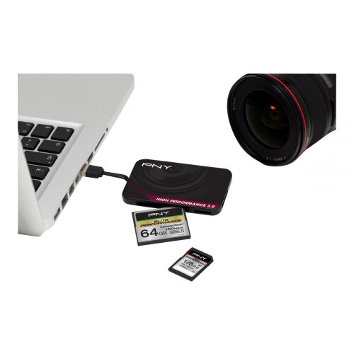 PNY High Performance Reader 3.0 Card reader (MultiFormat) USB 3.0