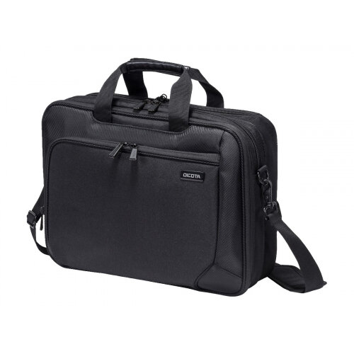 DICOTA TopTravellerECODual Laptop Bag 15.6" - Notebook carrying case - 15.6" - black DICOTA TopTravellerECODual Laptop Bag 15.6" - Notebook carrying case - 15.6" - black