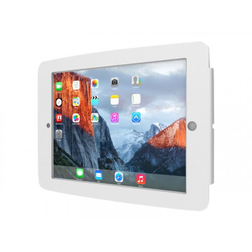 Compulocks Space iPad Enclosure Wall Mount - Enclosure for tablet - lockable - high-grade aluminium - white - screen size: 10.5 Inches - mounting interface: 100 x 100 mm - wall-mountable - for Apple 10.5-inch iPad Pro