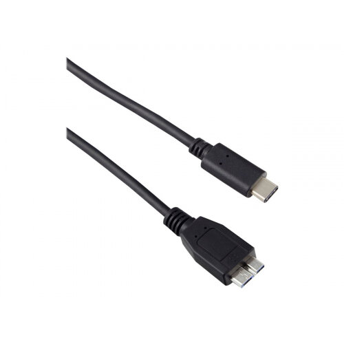 Targus - USB cable - USB-C (M) to Micro-USB Type B (M) - USB 3.1 Gen 2 - 3 A - 1 m - reversible C connector, 4K support - black Targus - USB cable - USB-C (M) to Micro-USB Type B (M) - USB 3.1 Gen 2 - 3 A - 1 m - reversible C connector, 4K support - black
