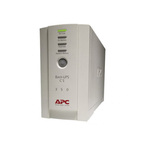 APC Back-UPS CS 350 - UPS - AC 230 V - 210 Watt - 350 VA - RS-232, USB - output connectors: 4 - beige APC Back-UPS CS 350 - UPS - AC 230 V - 210 Watt - 350 VA - RS-232, USB - output connectors: 4 - beige