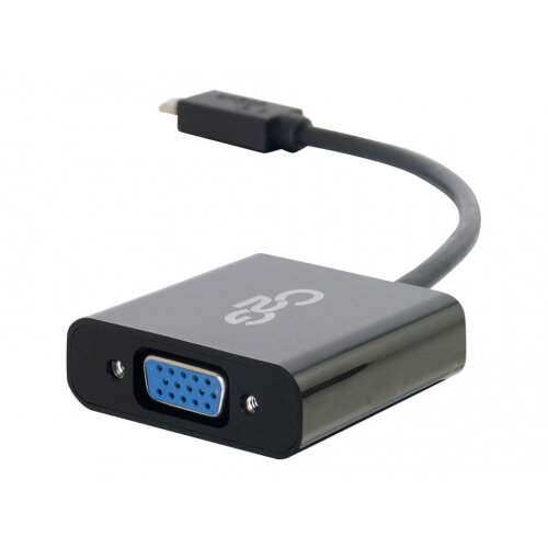 C2G USB 3.1 USB-C To VGA Video Adapter - External video adapter - USB 3.1 - D-Sub - black C2G USB 3.1 USB-C To VGA Video Adapter - External video adapter - USB 3.1 - D-Sub - black