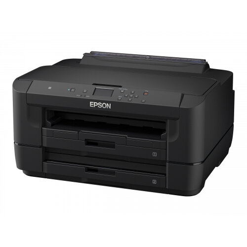 Epson WorkForce WF-7210DTW - Printer - colour - Duplex - ink-jet - A3 - 4800 x 2400 dpi - up to 32 ppm (mono) / up to 20 ppm (colour) - capacity: 500 sheets - USB, LAN, Wi-Fi