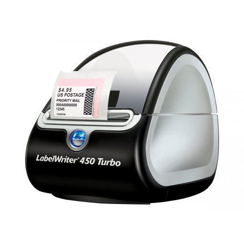 DYMO LabelWriter 450 Turbo - Label printer - thermal paper - Roll (6.2 cm) - 600 x 300 dpi - up to 71 labels/min - USB DYMO LabelWriter 450 Turbo - Label printer - thermal paper - Roll (6.2 cm) - 600 x 300 dpi - up to 71 labels/min - USB