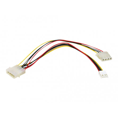 C2G "Y" Cable - Power splitter - 4 PIN internal power (M) to 4 PIN internal power, 4 PIN mini-power connector (F) C2G "Y" Cable - Power splitter - 4 PIN internal power (M) to 4 PIN internal power, 4 PIN mini-power connector (F)