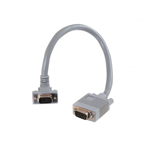 C2G Premium SXGA 90° Down Angled - VGA cable - HD-15 (M) to HD-15 (M) - 3 m - 90° connector C2G Premium SXGA 90° Down Angled - VGA cable - HD-15 (M) to HD-15 (M) - 3 m - 90° connector