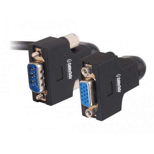 C2G VGA270 UXGA Monitor Extension Cable - VGA extension cable - HD-15 (M) to HD-15 (F) - 15 m - thumbscrews C2G VGA270 UXGA Monitor Extension Cable - VGA extension cable - HD-15 (M) to HD-15 (F) - 15 m - thumbscrews