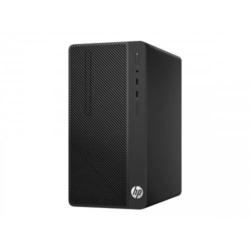 HP 285 G3 - Micro Tower Desktop PC - 1 x Ryzen 3 Pro 2200G / 3.5 GHz - RAM 8 GB - SSD 256 GB - 3D V-NAND technology, TLC, HP Value - DVD-Writer - Radeon Vega 8 - GigE - Win 10 Pro 64-bit - monitor: none - keyboard: UK