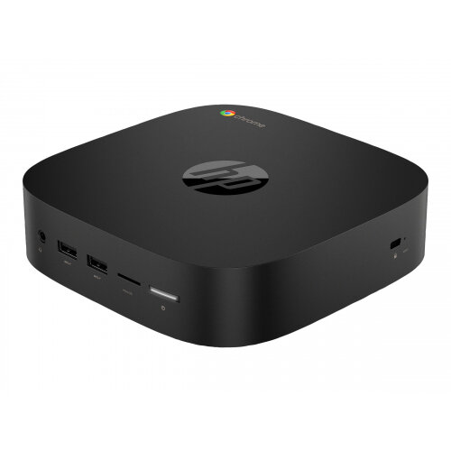 HP Chromebox G2 - Mini Desktop PC - 1 x Core i7 8650U / 1.9 GHz - RAM 8 GB - SSD 32 GB - UHD Graphics 620 - GigE - WLAN: 802.11ac, Bluetooth 4.2 - Chrome OS - monitor: none