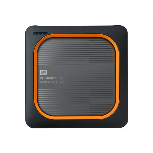 WD My Passport Wireless SSD WDBAMJ5000AGY - Wireless mobile storage - 500 GB - SSD 500 GB x 1 - USB 3.0 / 802.11ac