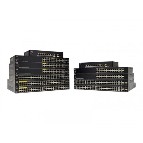 Cisco 250 Series SG250-08 - Switch - L3 - smart - 8 x 10/100/1000 (1 PoE, 1 PoE+) - rack-mountable - PoE+ Cisco 250 Series SG250-08 - Switch - L3 - smart - 8 x 10/100/1000 (1 PoE, 1 PoE+) - rack-mountable - PoE+