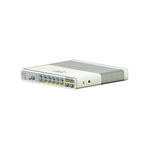 Cisco Catalyst Compact 2960C-12PC-L - Switch - Managed - 12 x 10/100 (PoE) + 2 x shared Gigabit SFP - desktop, rack-mountable, wall-mountable - PoE Cisco Catalyst Compact 2960C-12PC-L - Switch - Managed - 12 x 10/100 (PoE) + 2 x shared Gigabit SFP - desktop, rack-mountable, wall-mountable - PoE